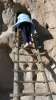 PICTURES/Bandelier - The Loop Trail/t_Climbing Into Cave Room.JPG